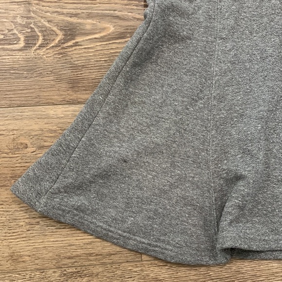 Sanctuary Women's Small Gray Sweatshirt Dress with Exposed Zipper Skater 90s - Picture 4 of 4